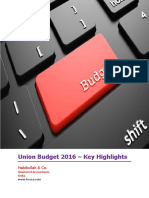 India Budget 2016 International Update