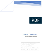 Final Services Marketing Client Report