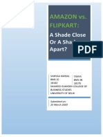 Amazon Vs Flipkart A Shade Close or A Shade Apart
