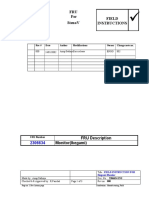 Fru For Stenov Field Instructions: Revision History Rev # Date Author Modifications Owner Change Note No