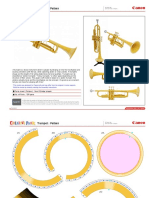 Trumpet: Pattern: Parts Sheet (Pattern) : Nine US Letter Sheets No. of Parts: 109 Parts