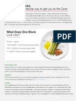 Zone Food Blocks: This Is The Most Precise Way To Get You To The Zone