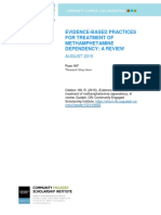 Evidence-Based Practices For Treatment of Methamphetamine Dependency: A Review