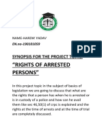 Rights of Arrested Persons Explained in Detail