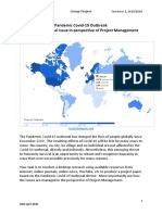Pandemic Covid-19 Outbreak Treatise of A Global Issue in Perspective of Project Management