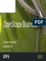 Openscape Business: Customer Presentation September 2016