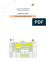 Horarios Ingenieria Civil 2020-I PDF