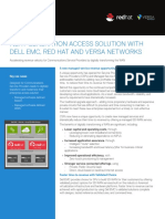 Next Generation Access Solution With Dell Emc, Red Hat and Versa Networks