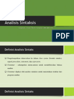 Pertemuan 6 - Analisis Sintaksis