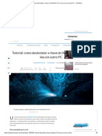 Tutorial - Como Desinstalar A Chave Do Windows 10 e Usar A Key em Outro PC - TecMundo