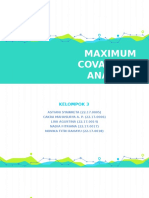 Presentasi Resume MCA (Maximum Covariance Analysis)