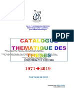 Catalogue Thematique Des Theses 2019-Compresse