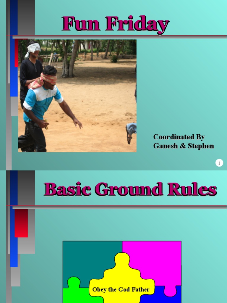 Fun Friday Guidelines and Activities | PDF