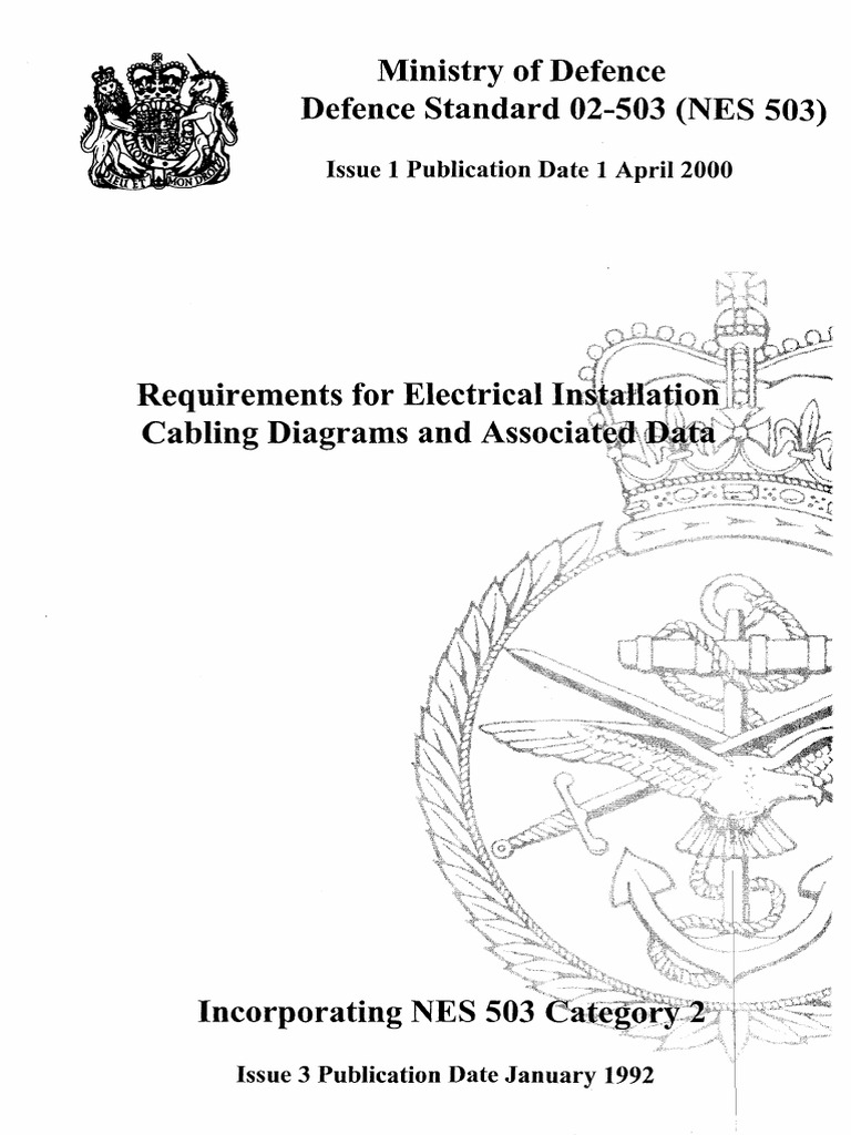 Def Stan02503 PDF Electrical Connector Fuse (Electrical)