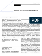 Magma Fragmentation Dynamics: Experiments With Analogue Porous Low-Strength Material