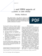 Strategic and HRM Aspects of Kaizen: A Case Study: Hedley Malloch