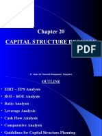 Capital Structure Decision: Centre For Financial Management, Bangalore