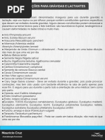 Restrições - Grávidas e Lactantes