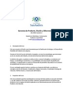 Programa 2020 - Gerencia de Producto, Diseño y Diferenciación PDF