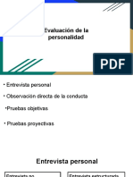 Evaluación de La Personalidad