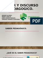 Saber y DISCURSO PEDAGOGICO