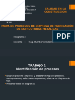 Mapa de Procesos de Empresa de Fabricación de Estructuras Metálicas