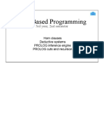 Rule Based Programming: 3rd Year, 2nd Semester