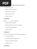 Wireless LAN - Computer Networks Questions and Answers