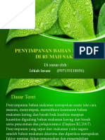 Penyimpanan Bahan Makanan Di Rs