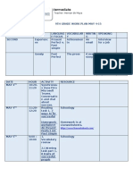 9TH Grade Work Plan May 04-15