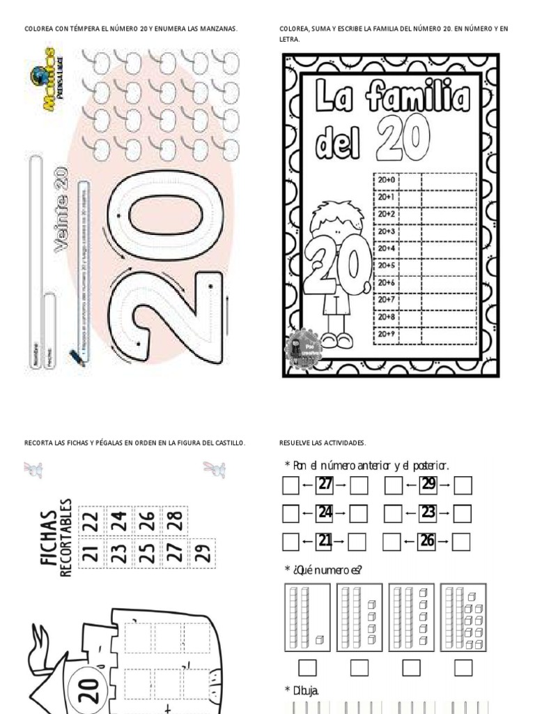 Actividades de la Familia del 20 | PDF