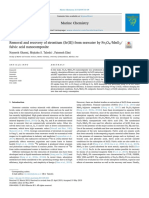 Ghaeni2019 Removal and Recovery of Strontium (SR (II) ) From Seawater by Fe3O4MnO2 PDF