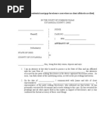 Cuyahoga County Ohio Attorney Affidavit Forms