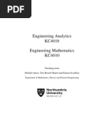 KC4010 Lecture Notes PDF