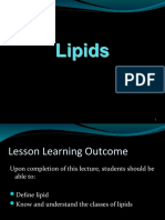 Lecture 14 - Lipids