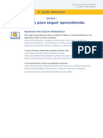 Recursos para Seguir Aprendiendo 4to PDF