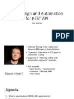 Test Design and Automation For REST API PDF