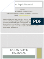 Kajian Aspek Finansial