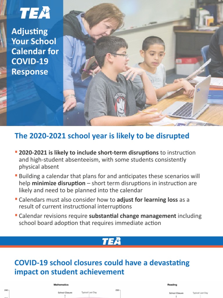 Adjusting School Calendars | PDF | Change Management | Teachers