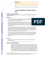 Regulation of Stem Cell Differentiation in Adipose Tissue by Chronic Inflammation