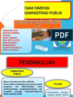 6 Dimensi Dalam Administrasi Publik PDF