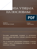 Анализа утицаја на пословање