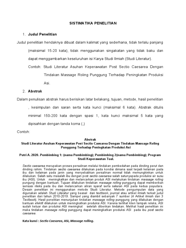 Studi Literatur | Pdf