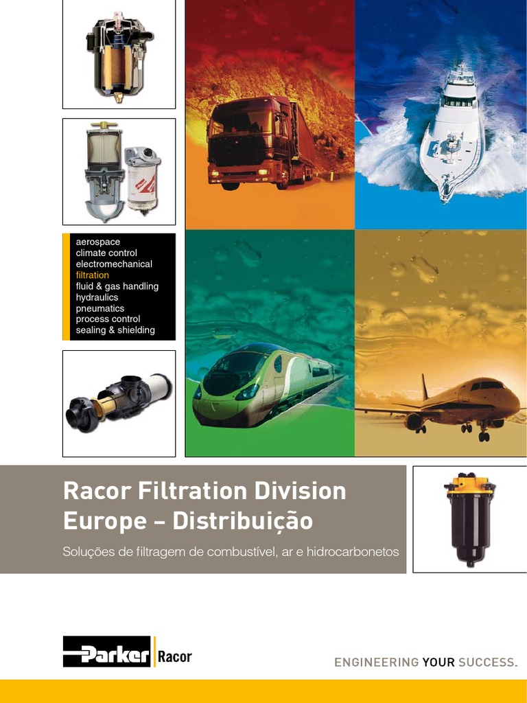 Filtros Parker RACOR | PDF | Turbocompressor | Motores