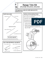 Installation Instructions: Range Trim Kit