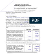 Mastering adjusting entries homework