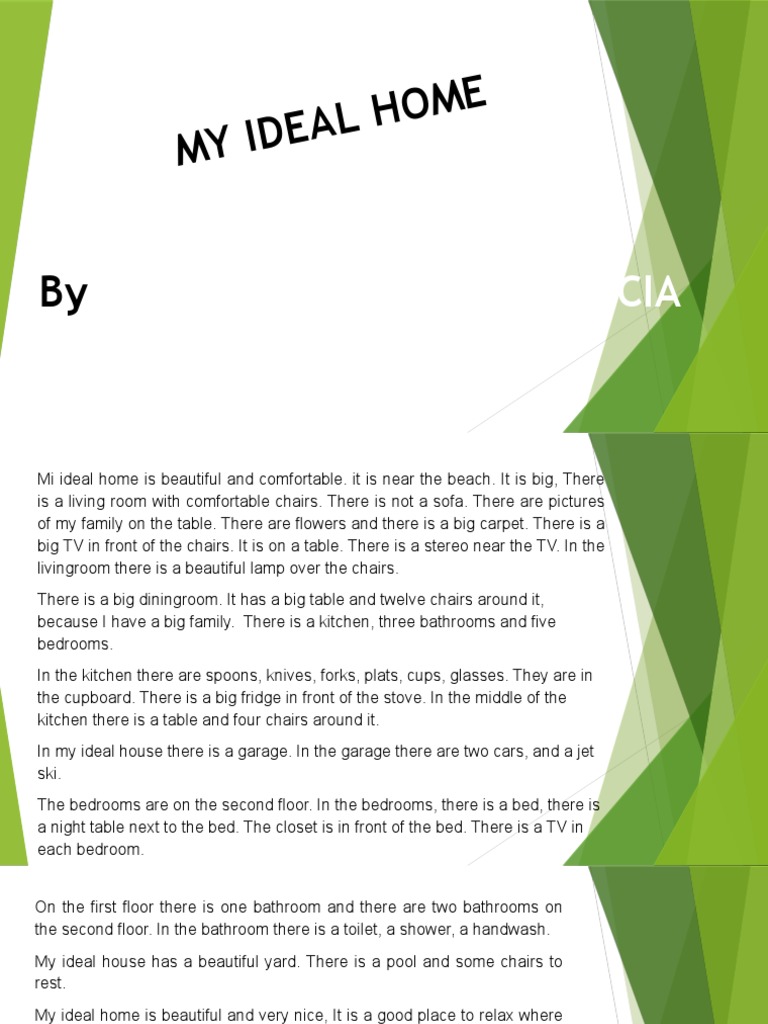 My Ideal Home | PDF