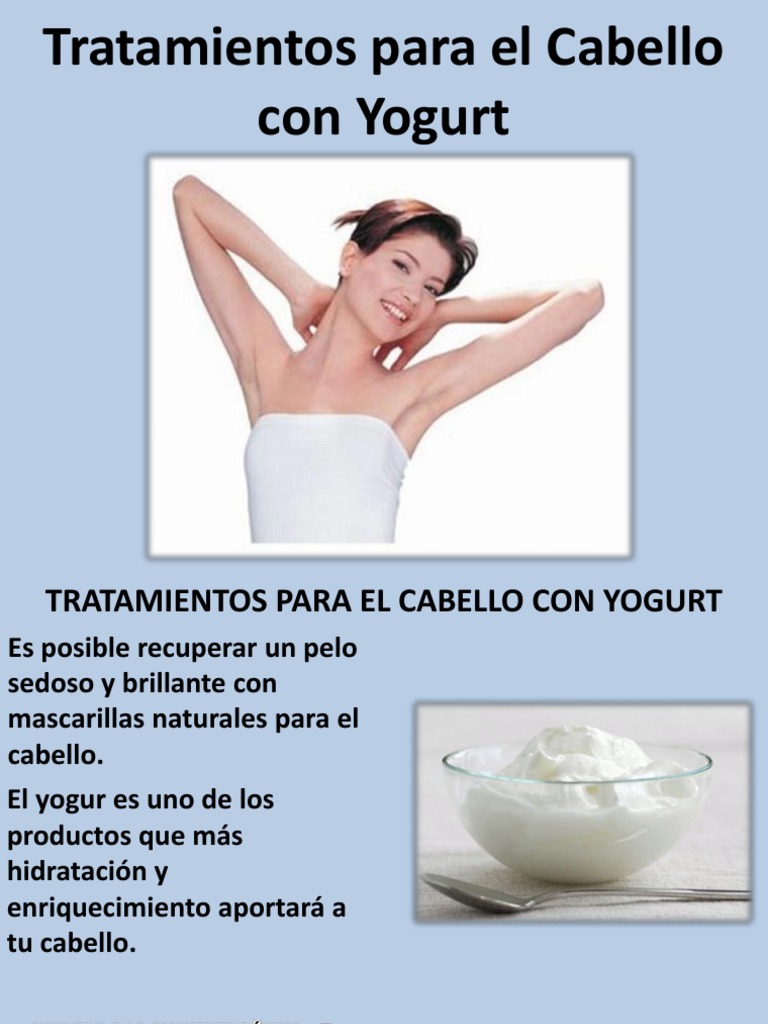 Tratamientos para El Con Yogurt | PDF | Pelo | Naturaleza