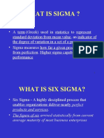 What is Sigma and Six Sigma