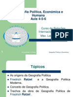 Geografia Politica e Económica (Ratzel) Aula 4-5-6 Estudantes